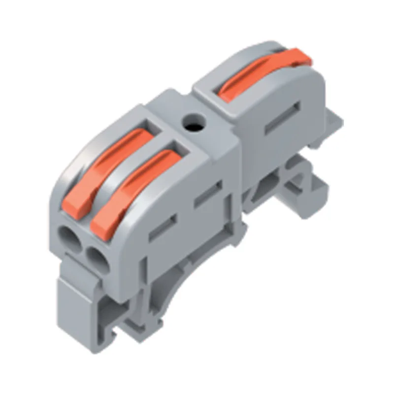 T Type One-In Multi-Out Din Rail Splicing Wire ເຊື່ອມຕໍ່ດ່ວນ